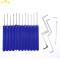 blue cover lock pick set with blue transparent padlock high quality 12 pcs practice lock pick set with 5 tension tool
