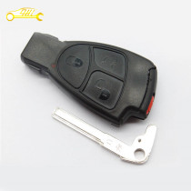 Factory price Benz 3 buttons smart key case With battery clip with key tablets