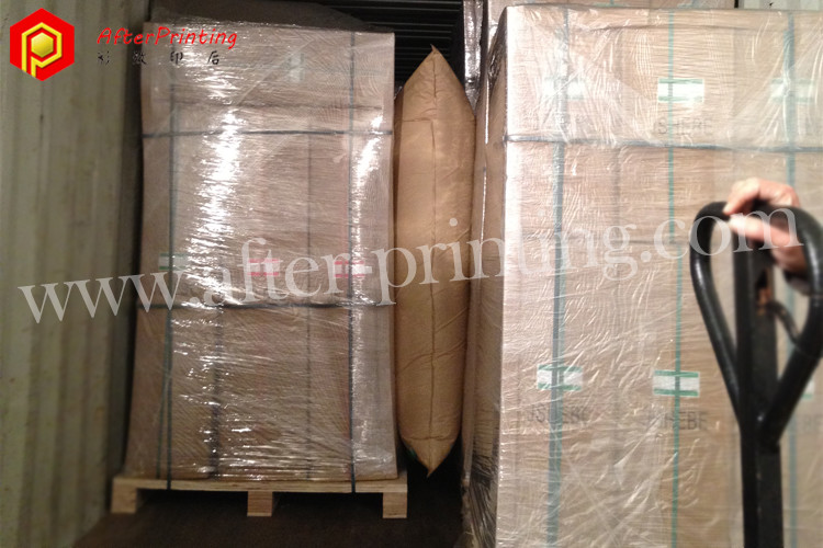 dunnage bag adopted when loading
