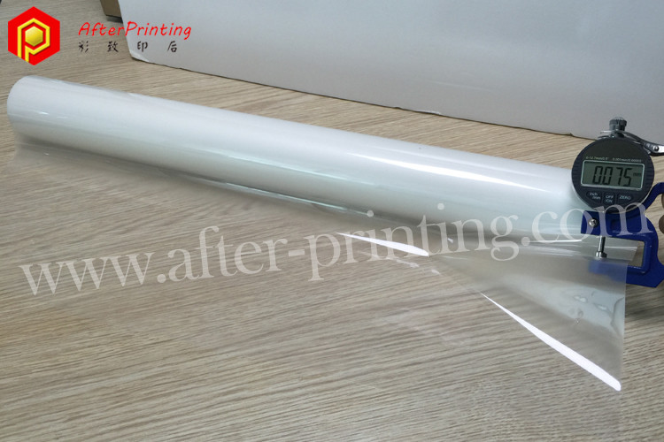 laminating polyester clear film