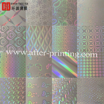 Holographic Film Roll Use For Coating Catalogs And Pictures