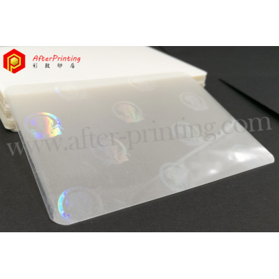 Customized Hologram PET Holographic Pouch Laminating Film 60~250micron