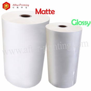 Glossy & Matte BOPP Thermal Laminating Film 15μm to 30μm | AfterPrinting Products