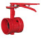 Grooved fire protection butterfly valve