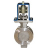 stainless steel high performance wafer butterfly valve