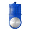 non rising bi-directional resilient seated Knife Gate Valve