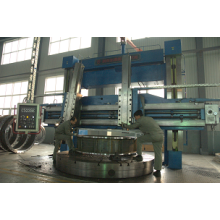 3.5m large size vertical machine is processing DN2600 butterfly valve