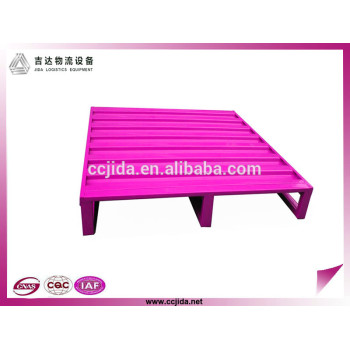 1000kg loading zinc plated and powder coated warehouse steel pallet