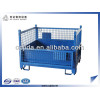 China supplier hot sale foldable composite steel wire mesh box pallets for racking