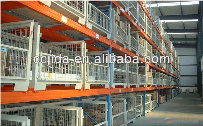 Stacking steel mesh cage