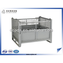 Collapsible pallet cage