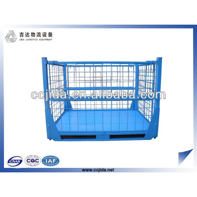 Metal pallet cage