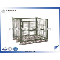 China wholesale steel foldable storage pallets cage for racking