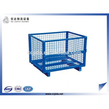 collapsible and foldable nesting wire mesh container