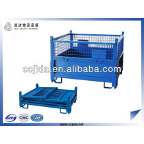 China supplier welding foldable and stackable wire mesh storage box pallet
