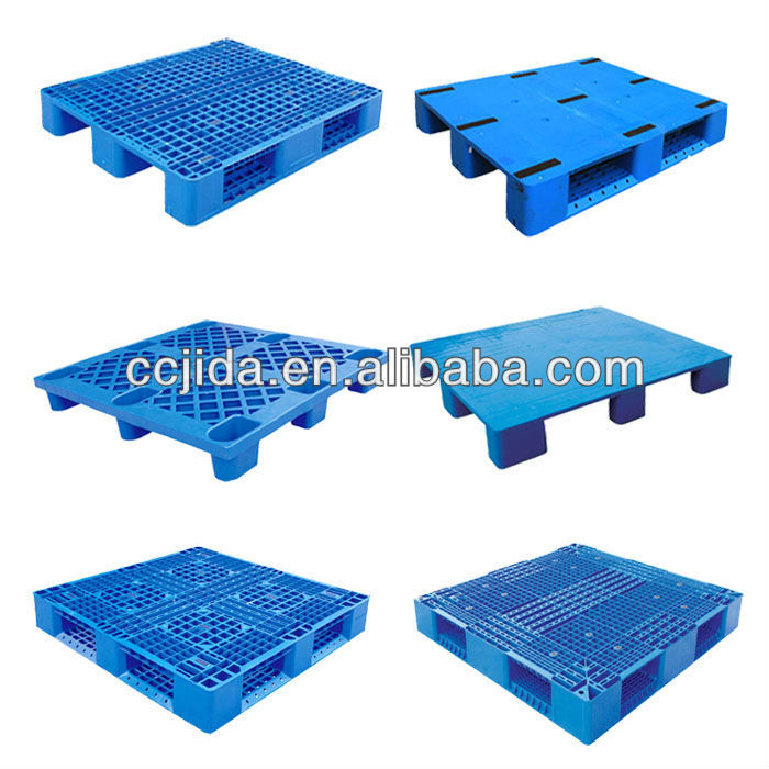 Double faced high strength plastic pallet