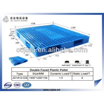 Quality double faced big plastic pallet