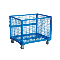 Foldable Steel Mesh Pallet storage containers