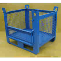 Collapsible pallet cage