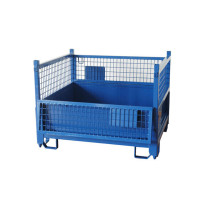 Steel cage container