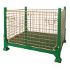 Collapsible pallet mesh box