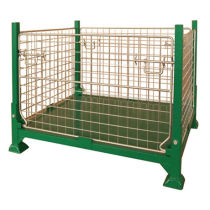 warehouse steel cage storage for racking