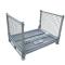Collapsible steel cage pallet