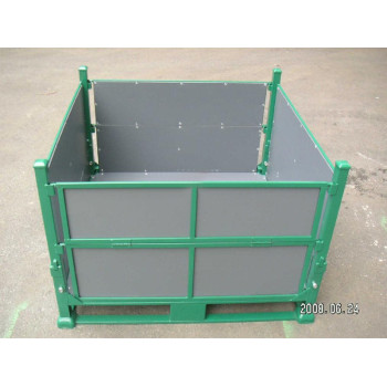 Euro Type Auto Parts Storage Foldable and Collapsible stainless Mesh cage Pallet