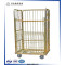 Collapsible wheeled steel mesh trolley