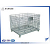 Folded steel mesh wire storage cage