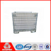 Collapsible metal wire basket