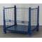 Rigid steel wire storage containers