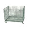 Heavy duty foldable warehouse steel storage cage for racking