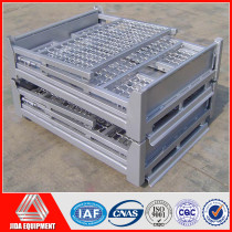 Metal foldable cage pallets