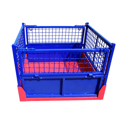 Steel box pallet mesh cages