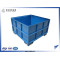 Medium duty collapsible steel box container for racking