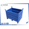 Medium duty collapsible steel box container for racking
