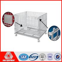 stackable rectangular steel wire mesh cages