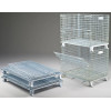 foldable transport steel wire mesh pallet container