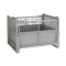 american bulk wire metal cage pallet container
