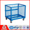 folding stackable cage pallet