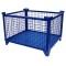 warehouse logistic foldable galvanized wire roll cage pallet