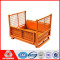 wire cage pallet with vertical divider