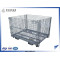 Stackable wire mesh container stacking rack