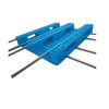 Steel reinforced plastic pallet made in China double face HDPE pallet