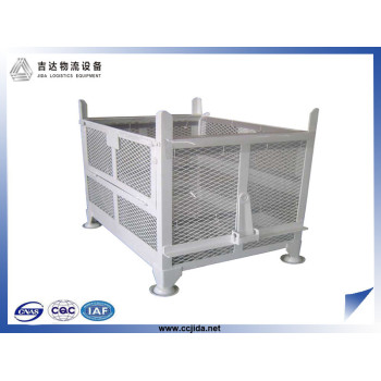 Foldable wire mesh cages