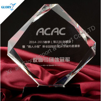 Popular Custom Engraved Crystal Award
