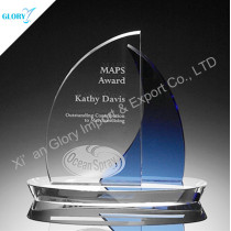 Elegant Boat K9 crystal Glass