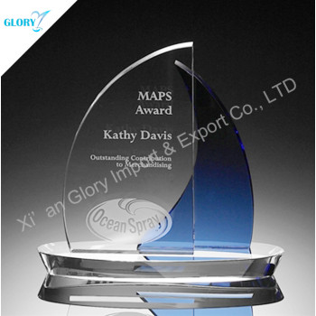 Elegant Boat K9 crystal Glass