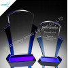 Custom Blue Crystal Plaque Trophy
